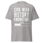 Civil War History Knowledge Loading (t-shirt)