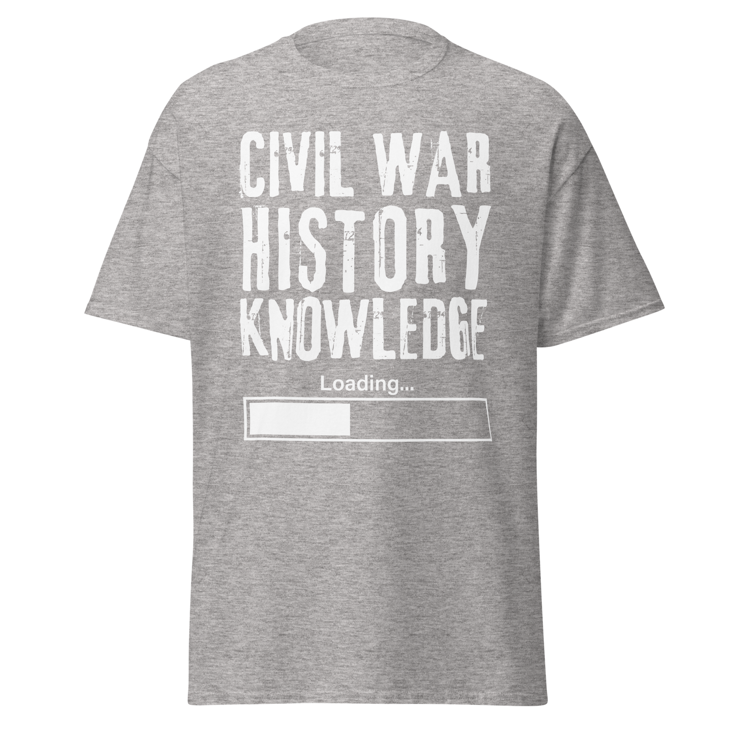 Civil War History Knowledge Loading (t-shirt)