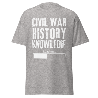 Civil War History Knowledge Loading (t-shirt)