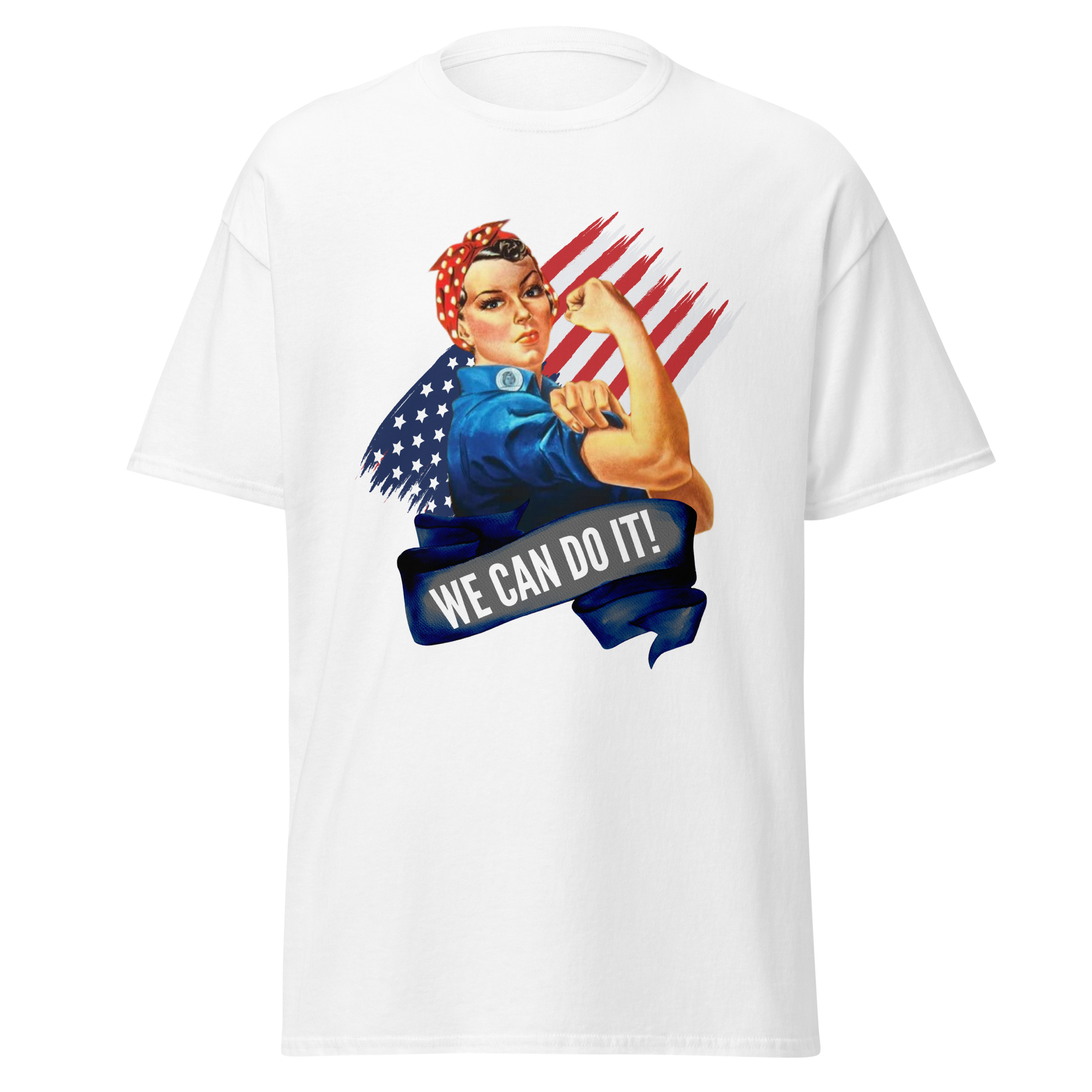 We Can Do It! Rosie the Riveter T-Shirt – WWII Feminist History