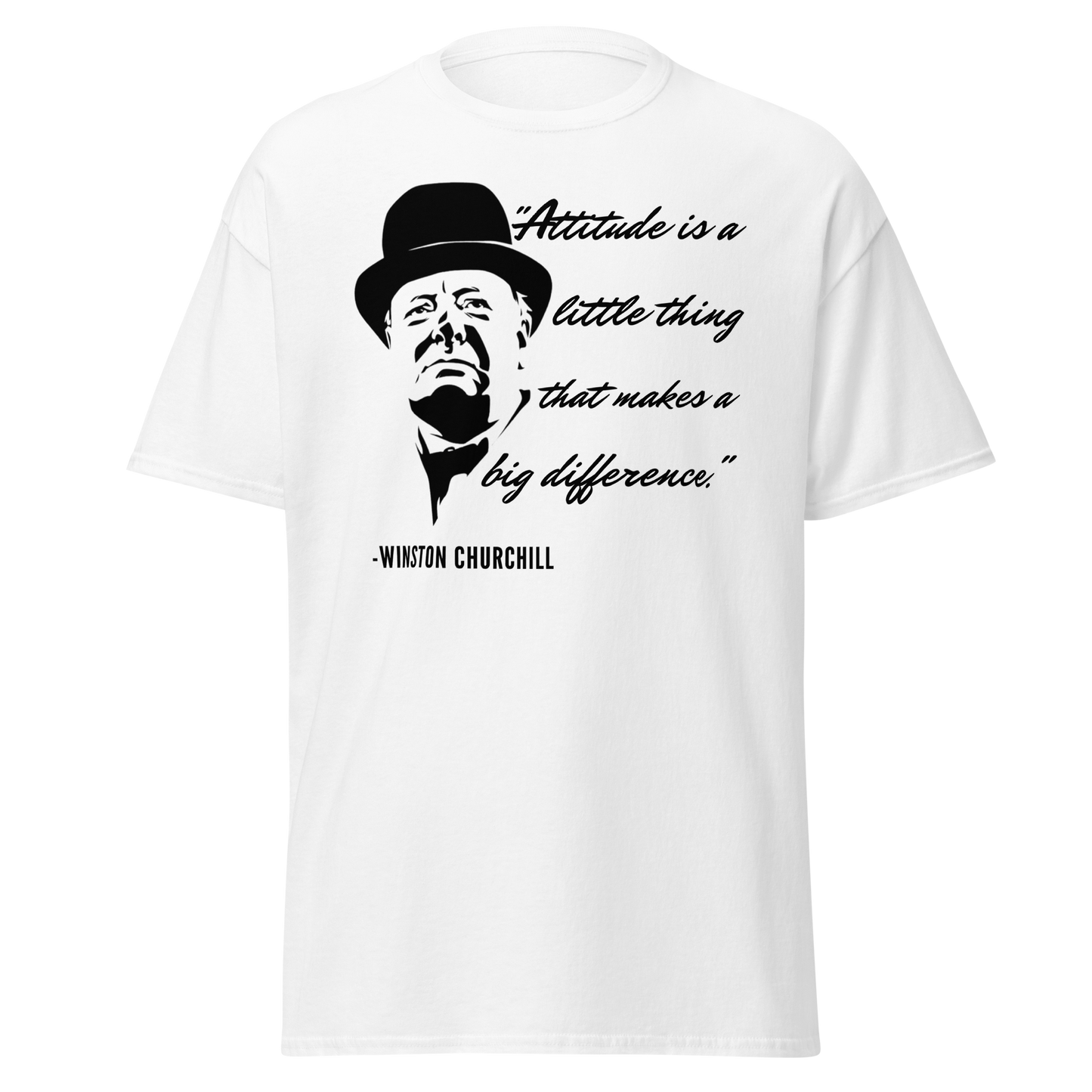 Winston Churchill's Attitude Quote (t-shirt)