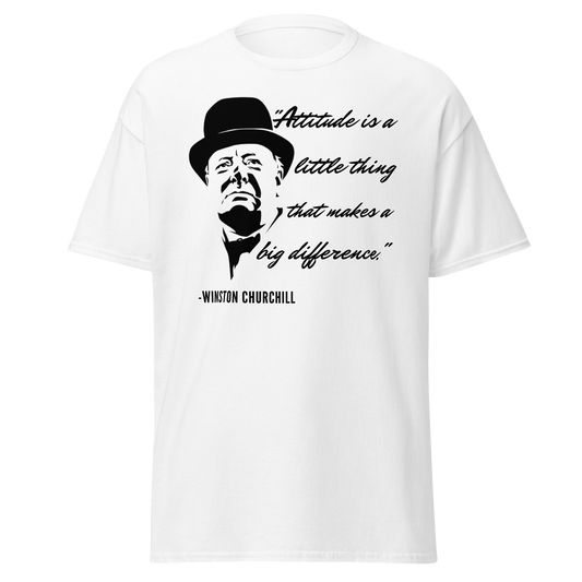 Winston Churchill's Attitude Quote (t-shirt)