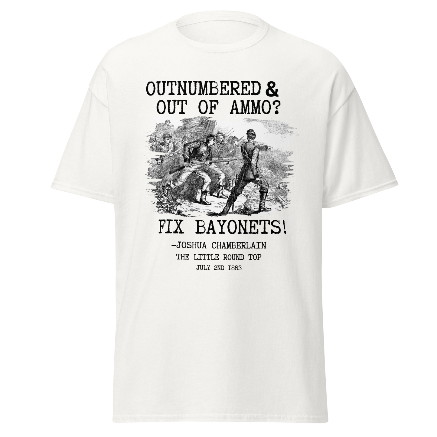 "Fix Bayonets" - Joshua Chamberlain (t-shirt)