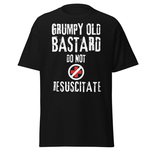 Grumpy Old Bastard, Do Not Resuscitate (t-shirt)