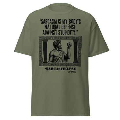 Sarcasm Is My Body’s Natural Defense – Sarcastiklese T-Shirt