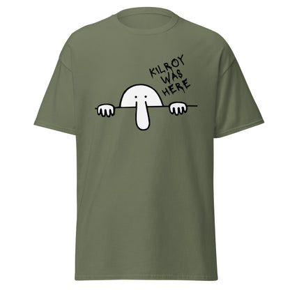 Kilroy Was Here – WWII Graffiti Icon (t-shirt)