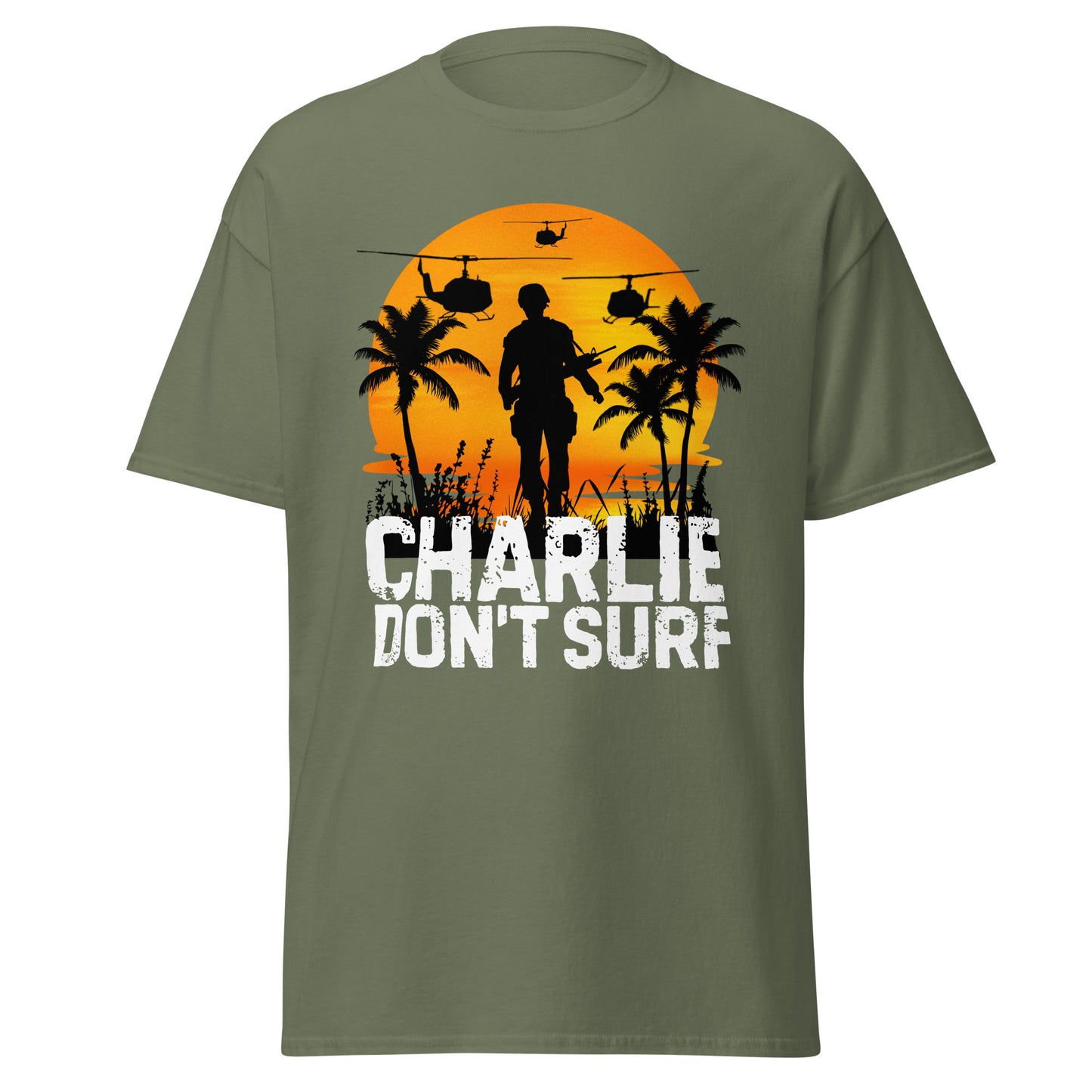 Charlie Don't Surf (t-shirt)