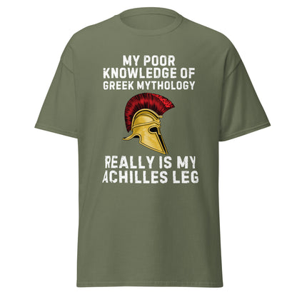 My Achilles Leg – Greek Mythology Joke T-Shirt