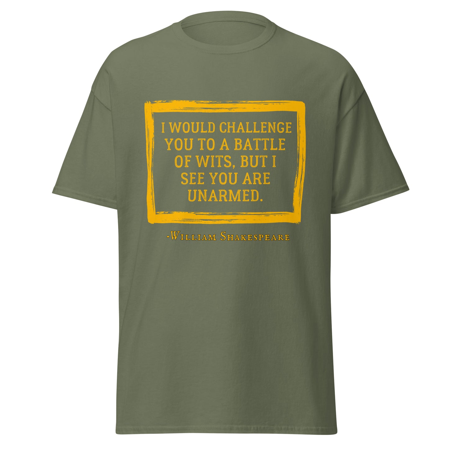 I Challenge You to a Battle of Wits – Shakespearean Roast T-Shirt