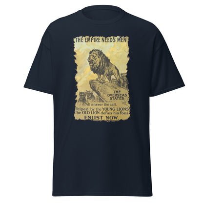 The Empire Needs Men – British WWI Poster T-Shirt