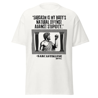 Sarcasm Is My Body’s Natural Defense – Sarcastiklese T-Shirt