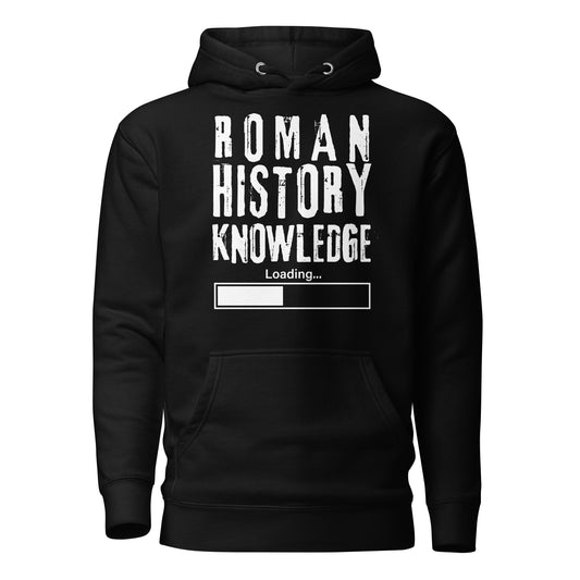 Roman History Knowledge Loading (Premium Hoodie)