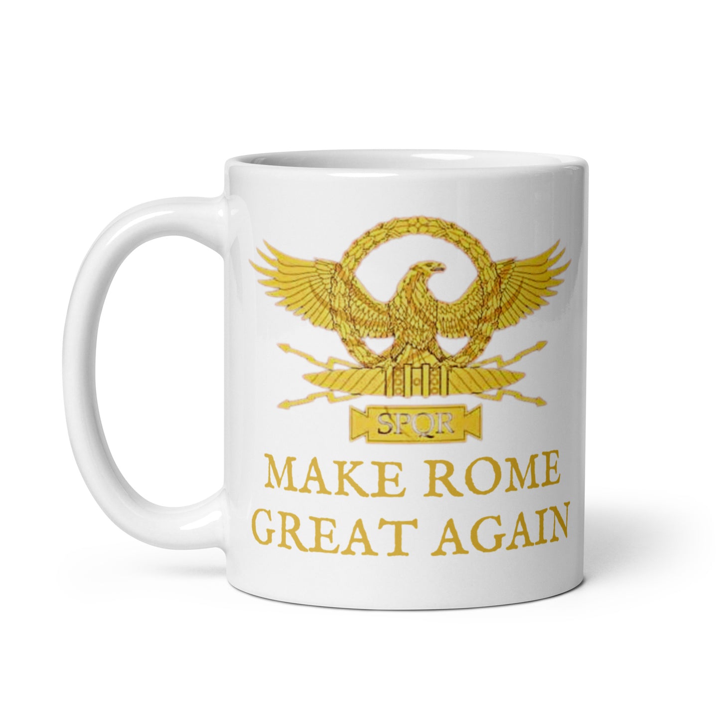 Make Rome Great Again (White mug)