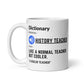 History Teacher - Dictionary Meaning (White mug)