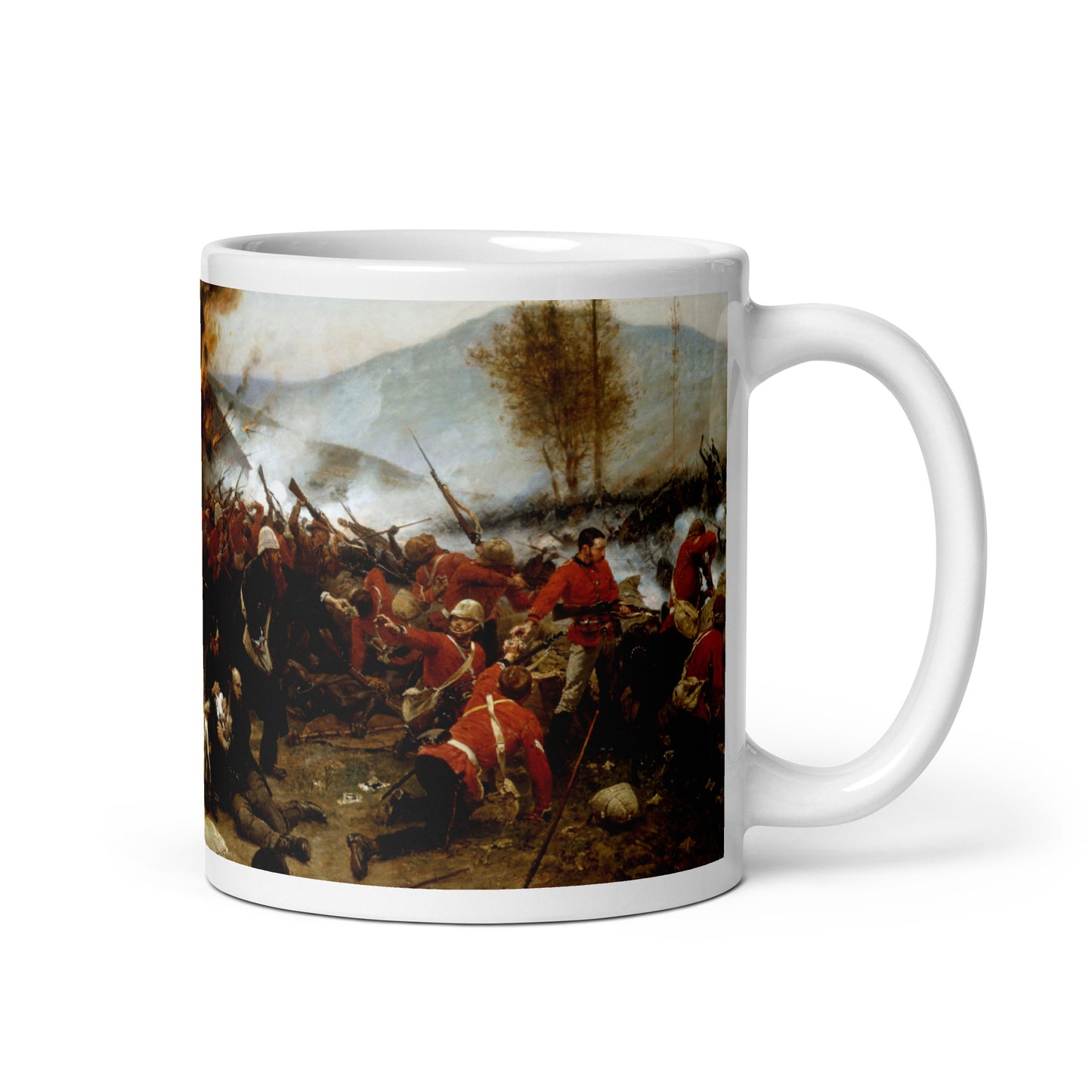 Rorke's Drift | Alphonse de Neuville (White mug)