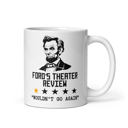 Abraham Lincoln One Star Review (White mug)