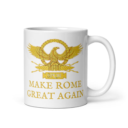 Make Rome Great Again (White mug)