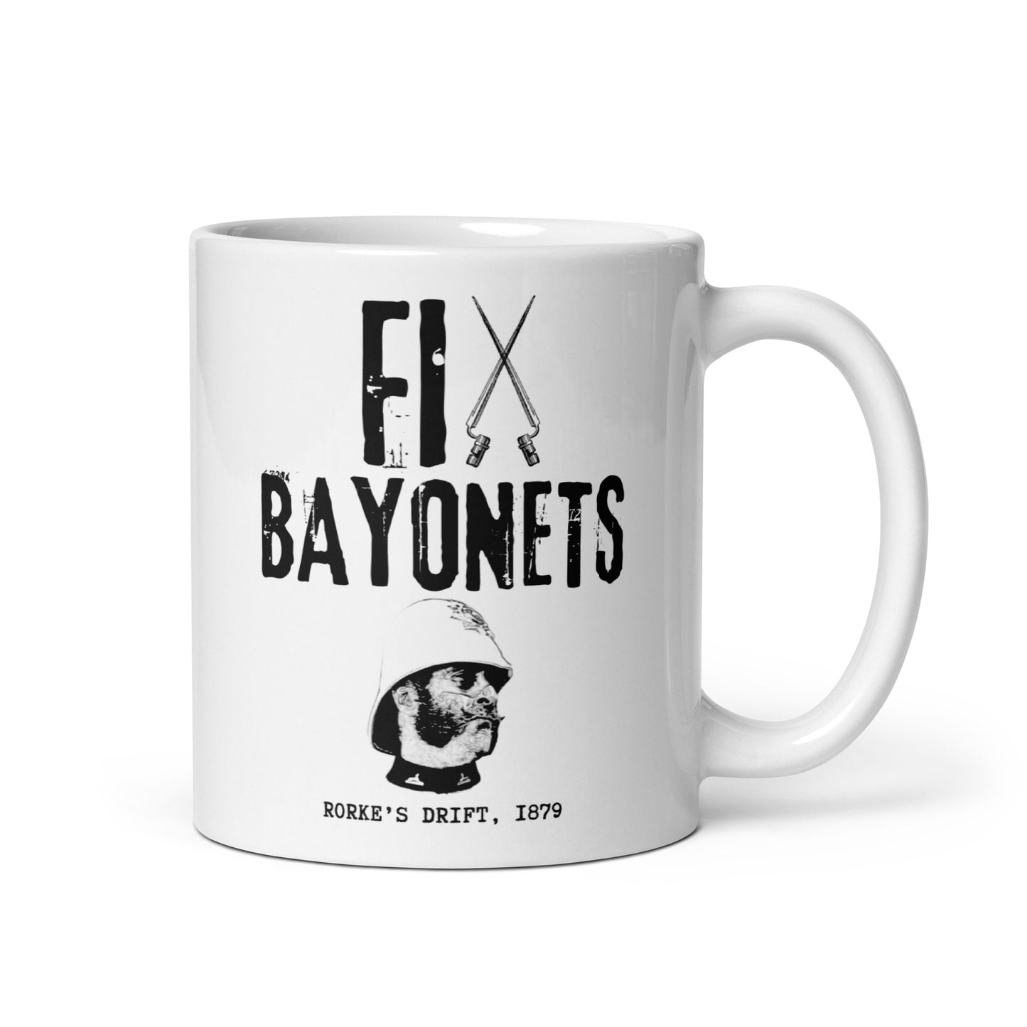 Fix Bayonets (White mug)